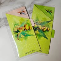 Image 4 of Glitterbell Pink & Green Tabbed Envelopes A6