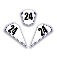 Image 2 of Race Number Boards. To fit Yamaha R1 / R6 
