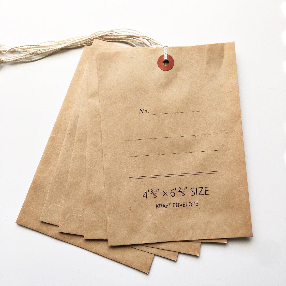Classiky Kraft Envelope with String My Documented Life
