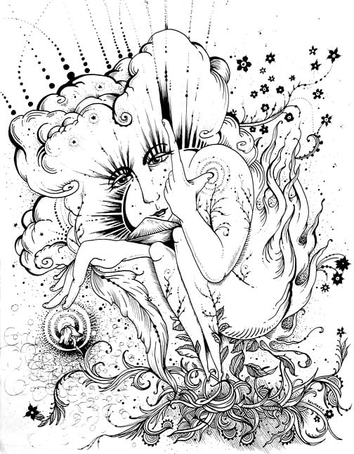 Image of "As above, So below" Original Drawing