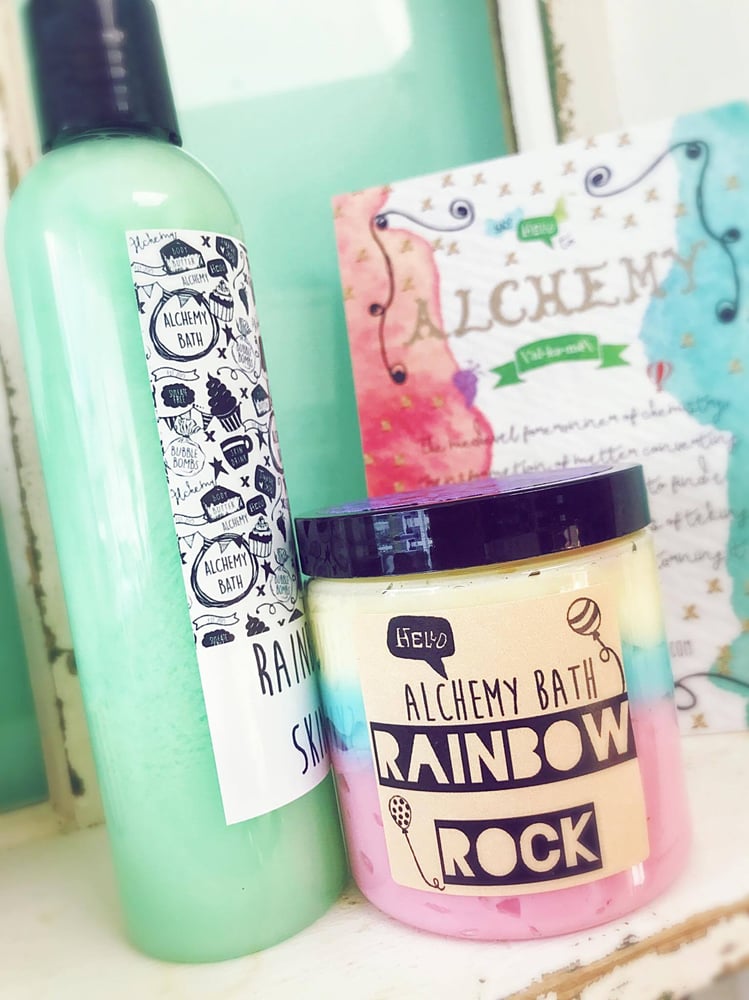 Image of Rainbow Rock Duo with Milk Bath & Melange™ Body Creme