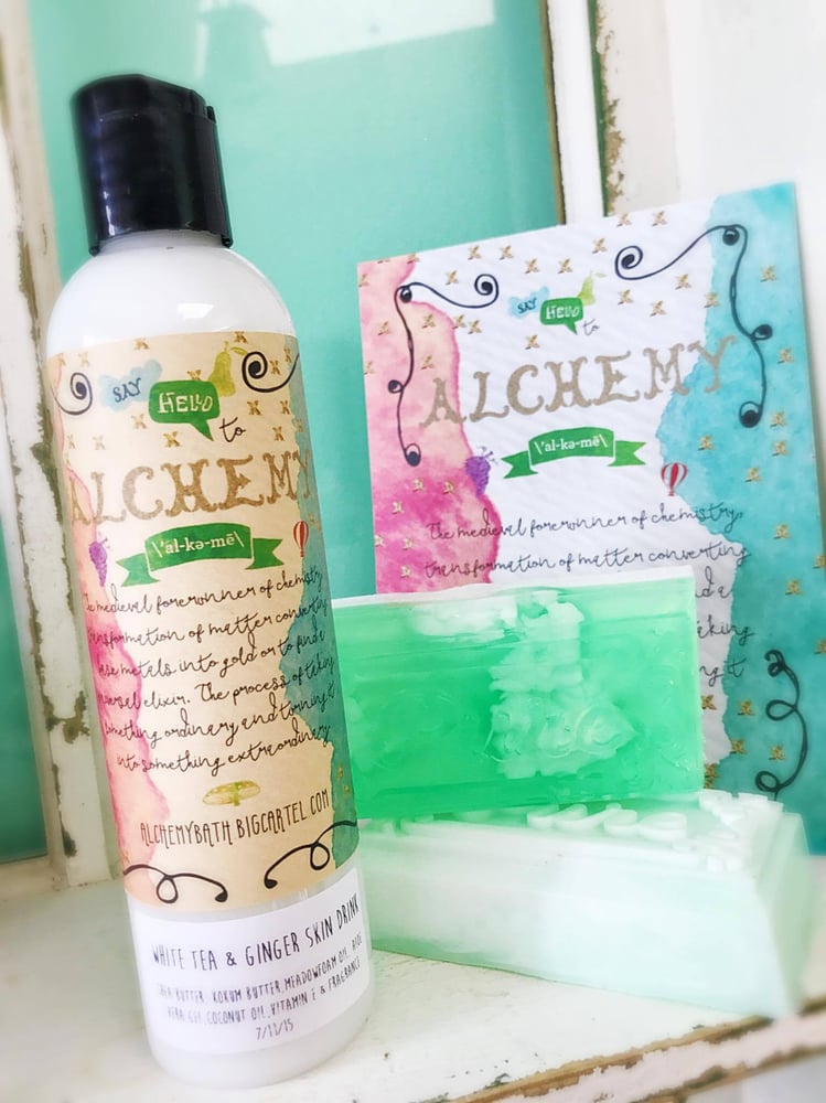 Image of White Tea & Ginger Duo Skin Drink & Soap