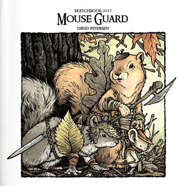Image of 2017 Mouse Guard Sketchbook