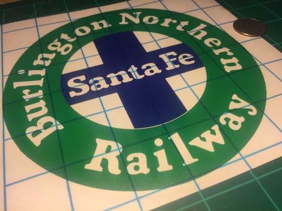 Image of Burlington Northern Santa Fe Decal