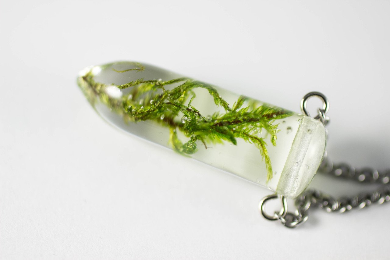 Moss of the Woods — Moss Specimen Necklace