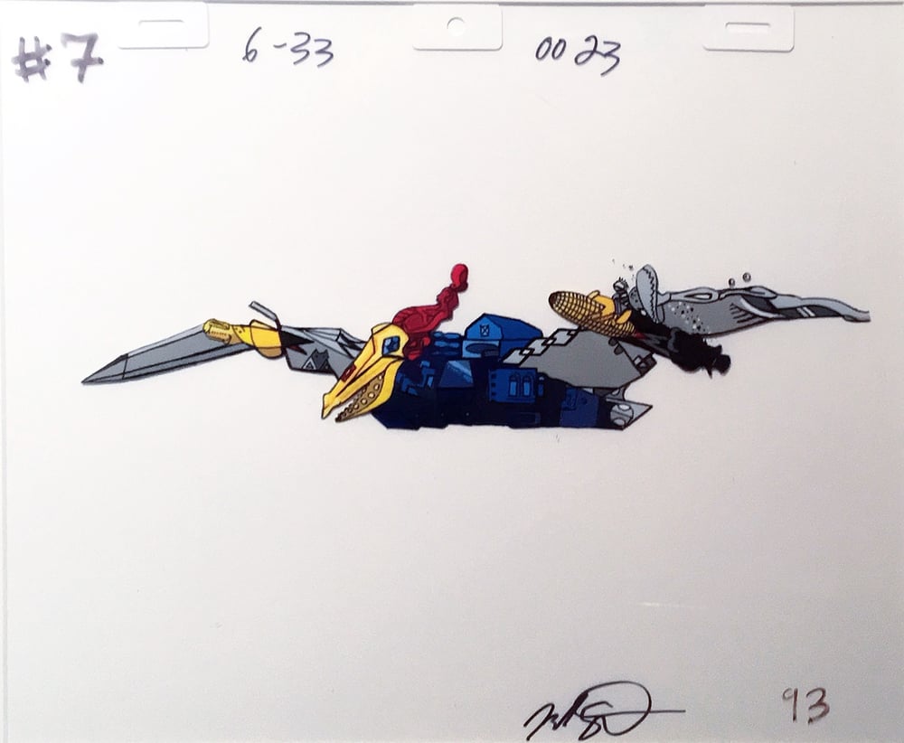 "Exile of the Dinobots" Production Cels: Group #1