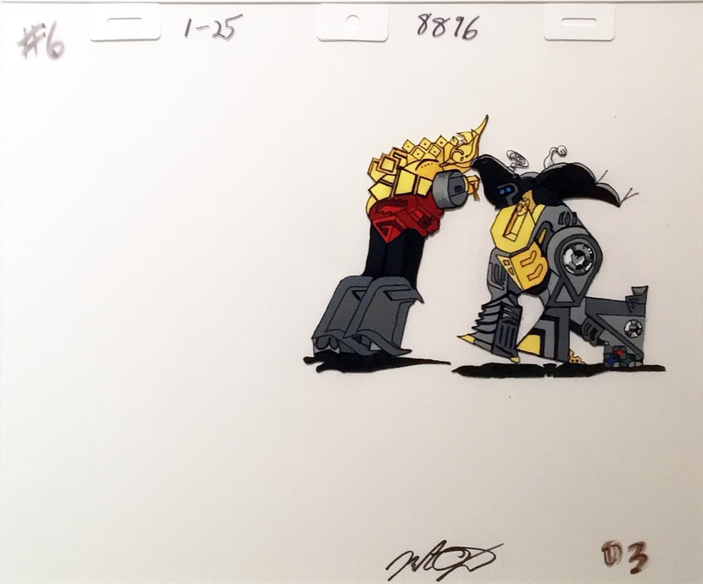 "Exile of the Dinobots" Production Cels: Group #2