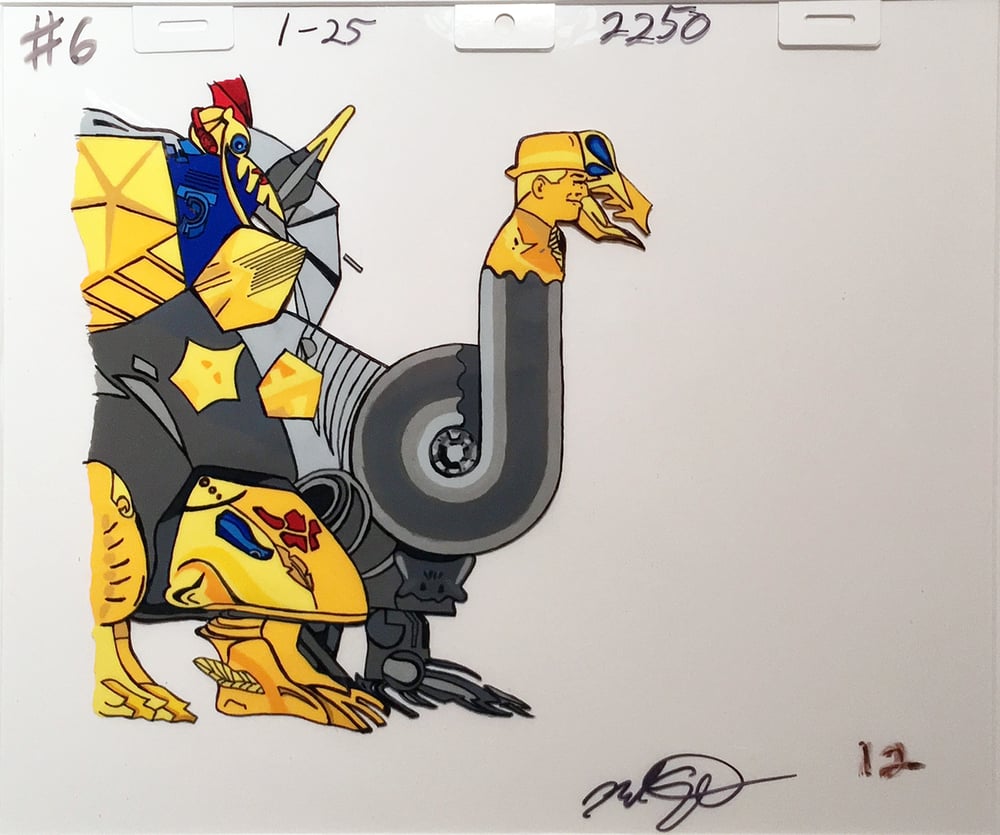 "Exile of the Dinobots" Production Cels: Group #2