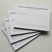Image of Knitty Pattern Reminder Post-it Notes [4 pads]