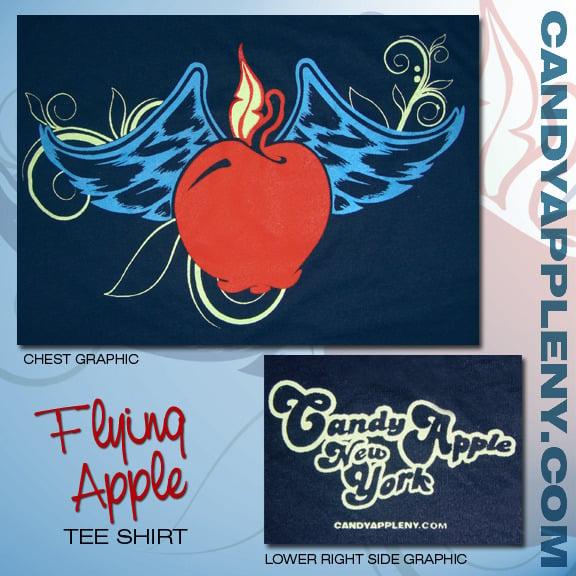 Image of Flying Apple tee shirt