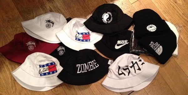 Image of Rare Bucket Hats / Very Rare Worldwide / Stussy / Sad Boys / Supreme