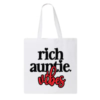 Image 1 of Rich Auntie Vibes Tote Bag