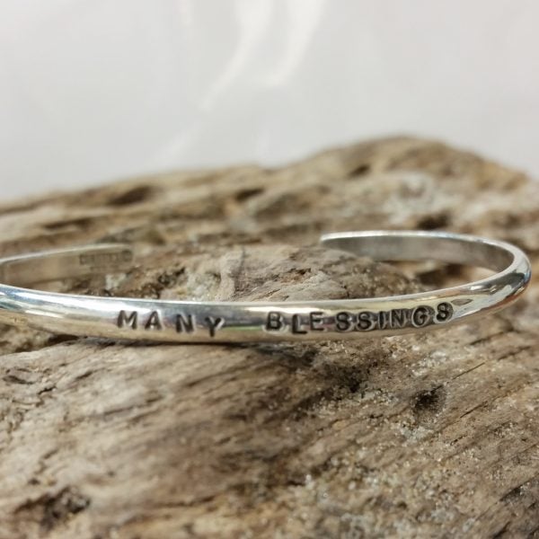 Image of “Many Blessings” Sterling Bracelet