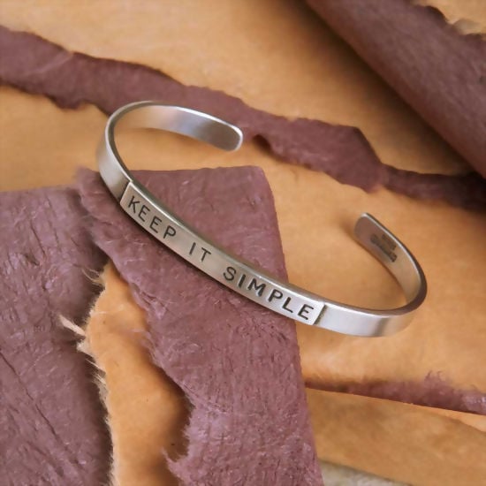 Image of “Keep it Simple” Sterling Bracelet