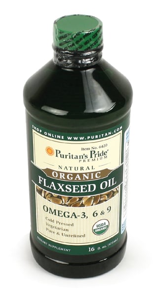 Image of Organic Flax Seed Oil: 16 oz.