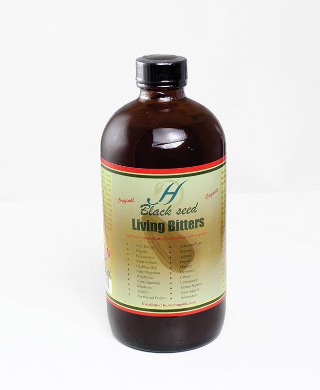 Herboganic Black Seed Bitters 16 oz. Guyana Creations