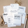 Recorded Journaling Cards No.6 (Digital)