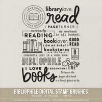 Bibliophile Stamp Brushes (Digital)