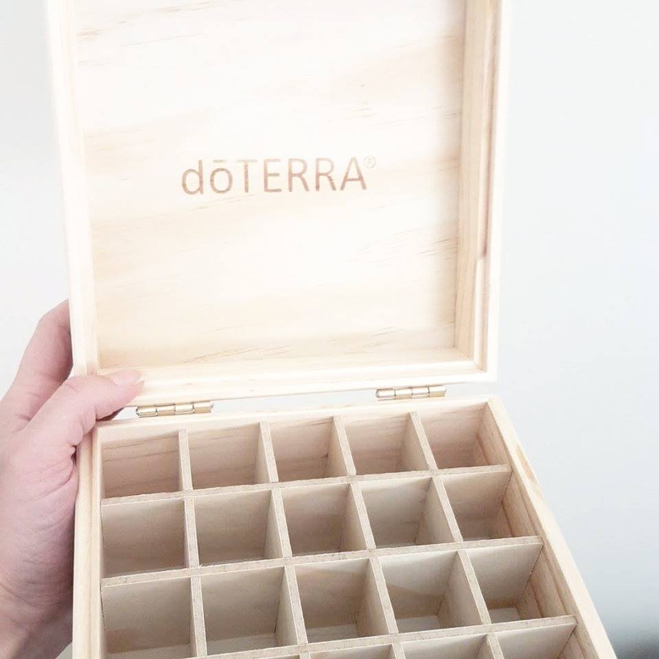 Image of Doterra Timber Oil 25 slot Storage Box