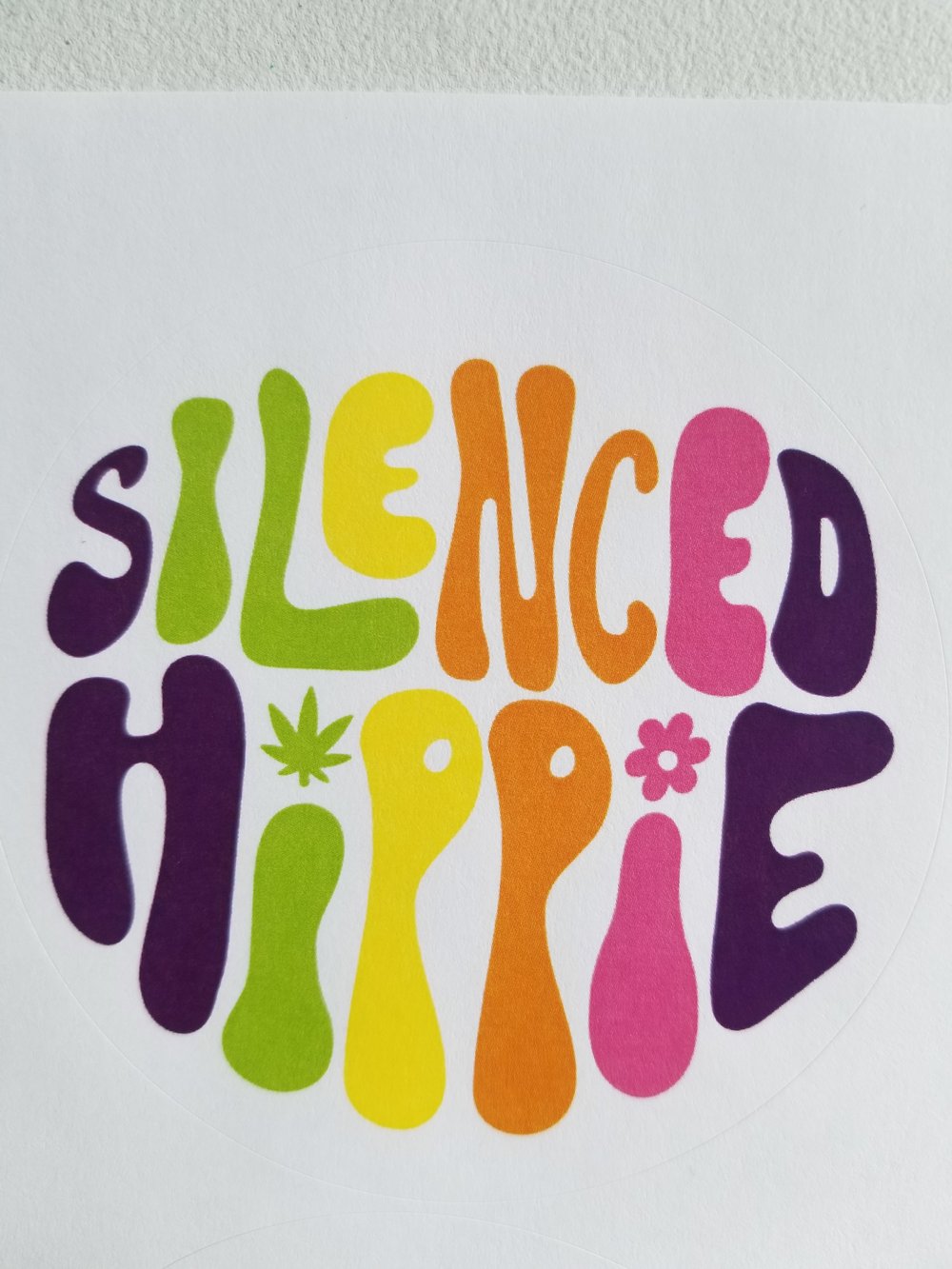 Image of Silenced Hippie Pin Pack (w/ sticker)