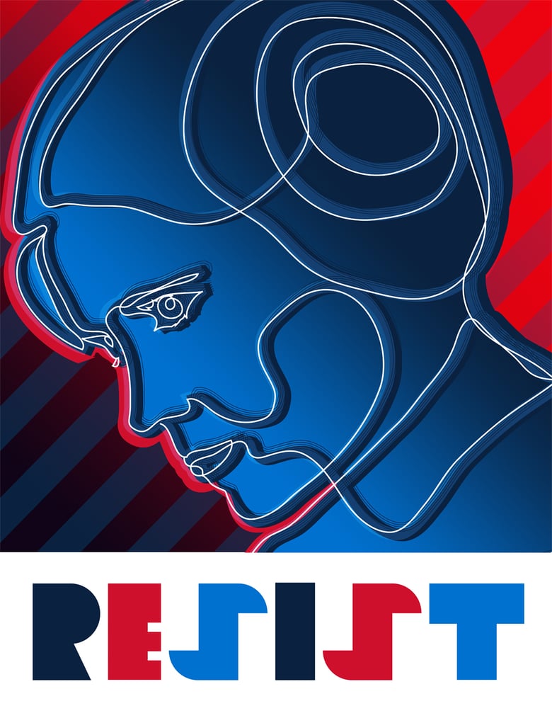 Image of "Resist" Poster