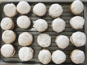 Image of Polish Lemon Tea Sandwich Cookies (ONE DOZEN)