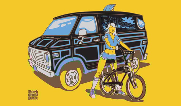 PorkChop BMX Pigesus Van Girl