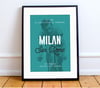 Lucien at Milan San Remo print - A4 & A3