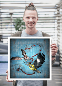 Image 2 of A Civil War Allegory FINE ART PRINT