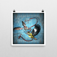 Image 3 of A Civil War Allegory FINE ART PRINT