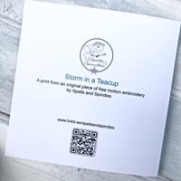 Image 2 of Storm In A Tea Cup Greeting Card 