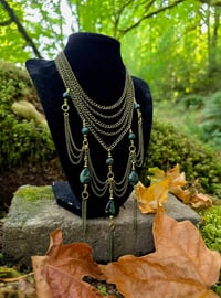 Image 3 of Kombaba Jasper Brass Chain Necklace 