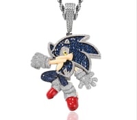 Image 4 of Icy Sonic pendant 