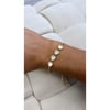 Gold / Pearl Heart Bracelet 