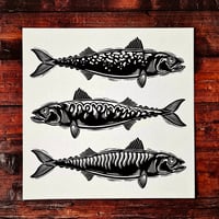Image 3 of Mackerel Print