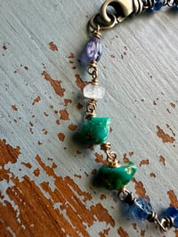 Image 5 of kyanite and gemstone bracelet