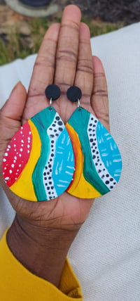 Image 4 of Afrocentric Magic Stud Earrings 