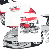 Murdaa battle of the 240s white tee