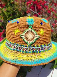 Image 1 of Sun Crochet Cosmic Cap