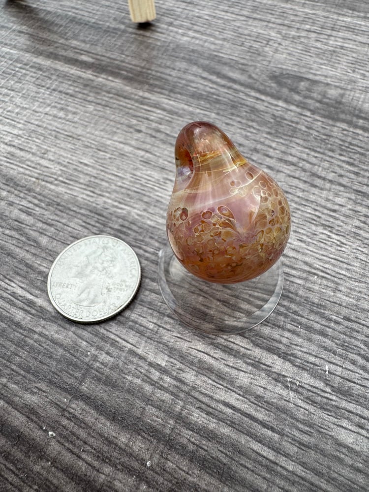 Image of Orange Matble Pendant 