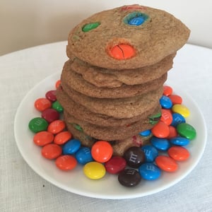 Image of M&M Cookies (TWO DOZEN)