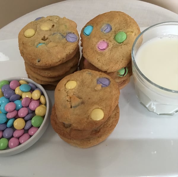 Image of M&M Cookies (TWO DOZEN)