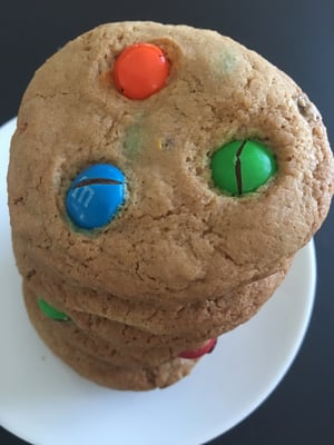 Image of M&M Cookies (TWO DOZEN)