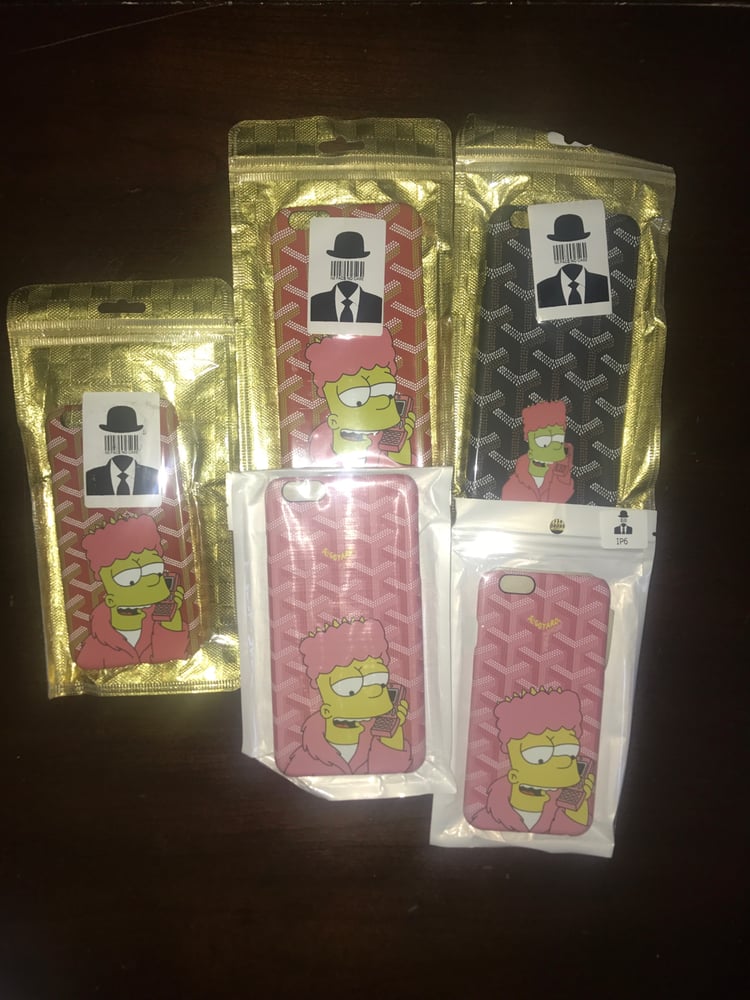 Image of Goyard Bart Simpson case