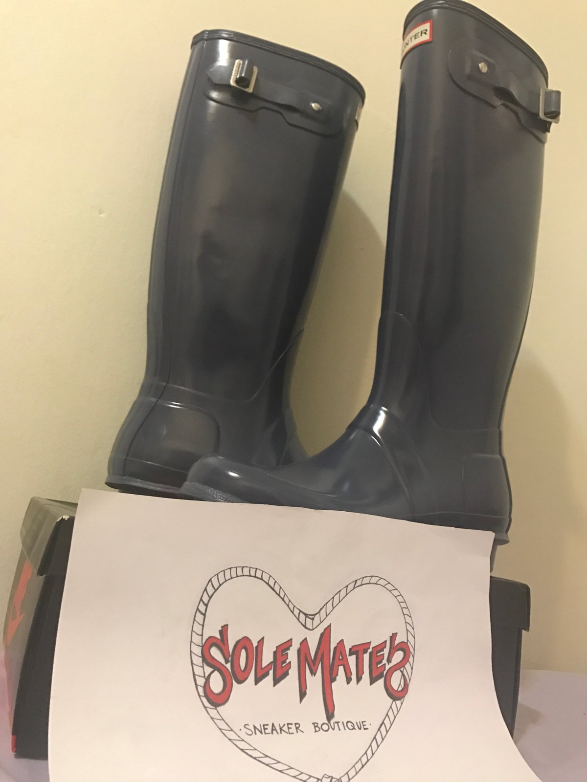 grey hunter boots