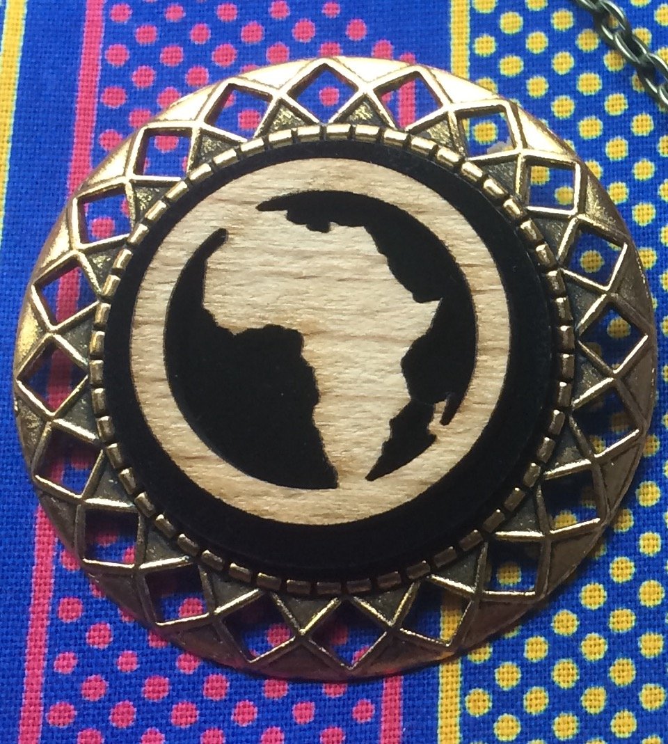 Africa Brooch Handcrafted By Halima