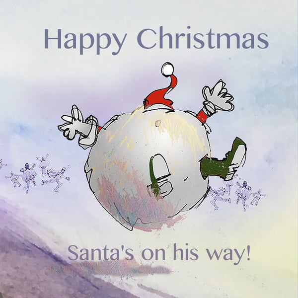 Image of Santa's Bicycle - Snowball journey!