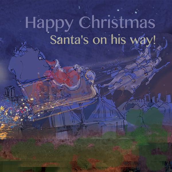 Image of Santa's Bicycle - Sleigh journey