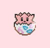 8bit Egg - Glitter