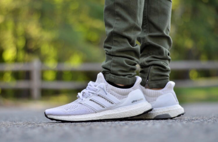 all white ultra boost mens